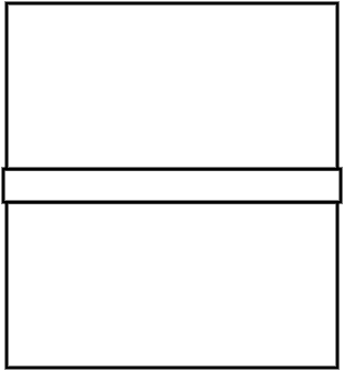 élément gondole double 1m