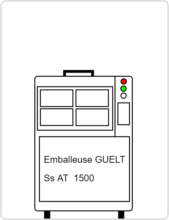 Emballeuse Ss Gaz GUELT 1500