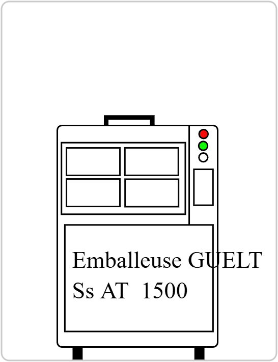 Emballeuse Ss Gaz GUELT 1500