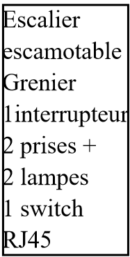 Escalier escamotable