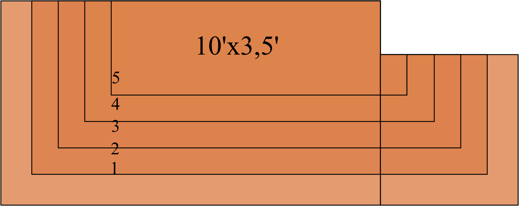 Escalier extérieur bois