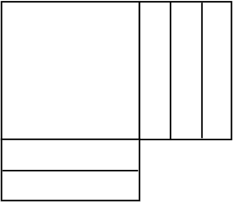 Escalier 2 volées de marches