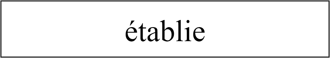 établie
