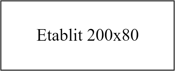 Etablit 200x80