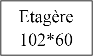 etagere 102*60