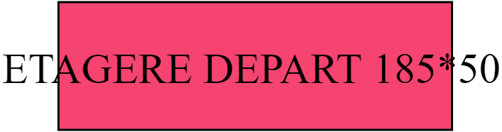 etagere 185*50