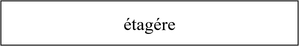 étagére
