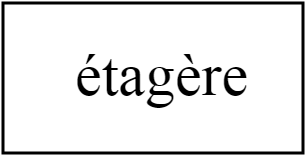 étagère