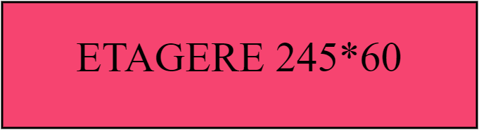 ETAGRER 250*60