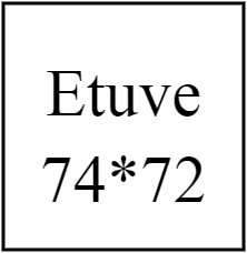 Etuve 72*74