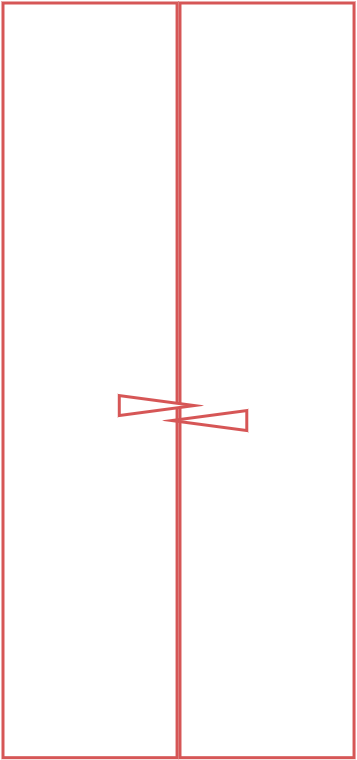 Façade placard coulissante