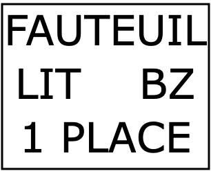 FAUTEUIL LIT BZ 1 PLACE