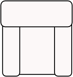 FAUTEUIL PAPILLON 70X84