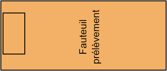 Fauteuil prélèvement