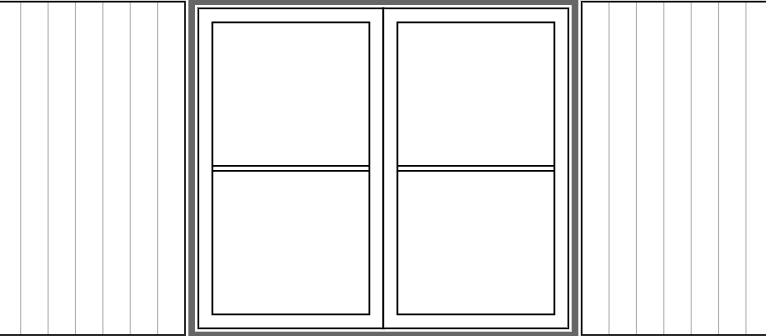 Fenêtre 2 vantaux avec volet