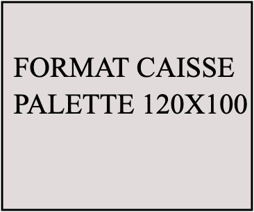 FORAMT CAISSE PALETTE 120X100