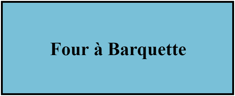 Four à Barquette