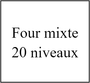 Four Mixte 20 niveaux