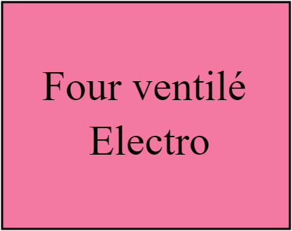 Four ventilé  Electro