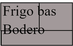 Frigo bas de chez Mill