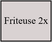 Friteuse double