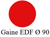 Gaine de 90 EDF