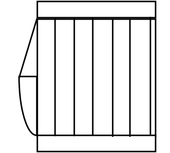 garde corps galbé 80