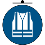 High-visibility vest required