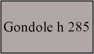 Gondole mural 1*2.85m