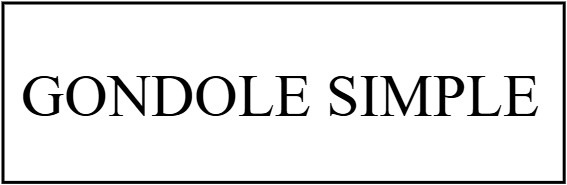 GONDOLE SIMPLE