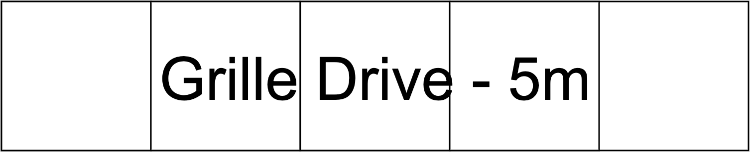 Grille Drive - 5m