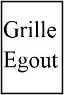 Grille egout
