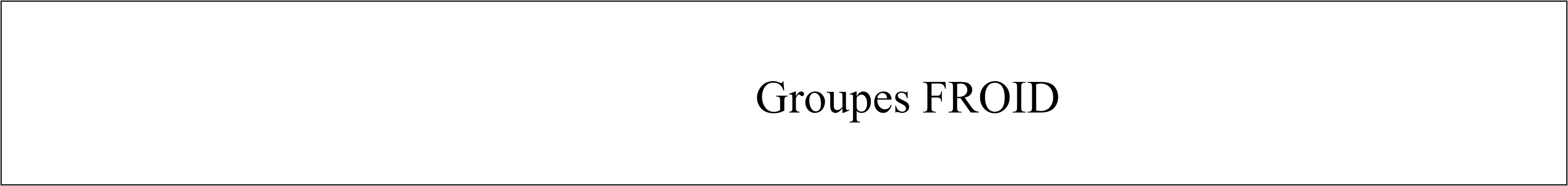 GROUPES FROID