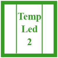 GVS K-BUS CHPLE-02/02.1.00 Bouton poussoir 2 touches KNX blanc brillant avec capteur température