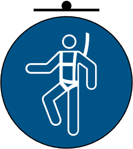 Safety harness required