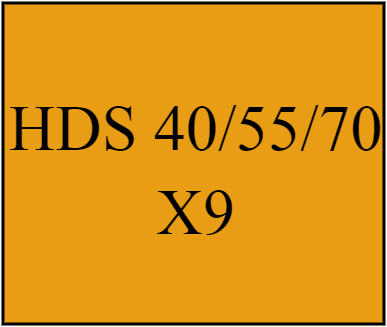 HDS 40 / 55 / 70 / X9