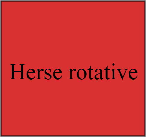 Herse rotative