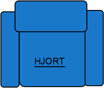 hjort faut turquoise