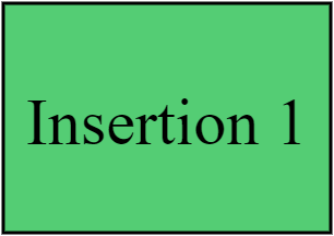 Insertion 1