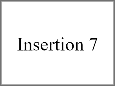 Insertion 7