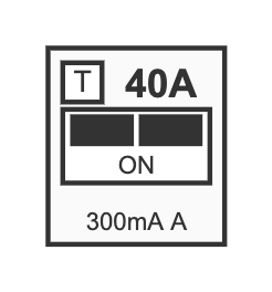 Diferencial A 300mA 40A 2P