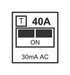 RCD AC 40A 2P