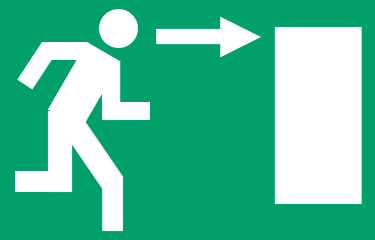 Issue et sortie de secours