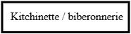 kitchinette / biberonnerie