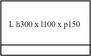 L 300 * 100 * 150