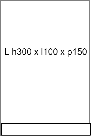 L 300 * 100 * 150