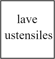 lave ustensiles