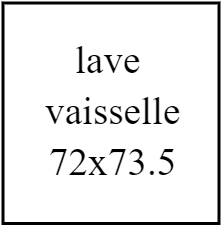 Lave vaisselle à capot