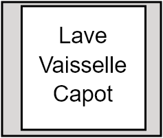 lave vaisselle Capot