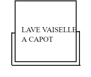 LAVE VAISSIELLE A CAPOT